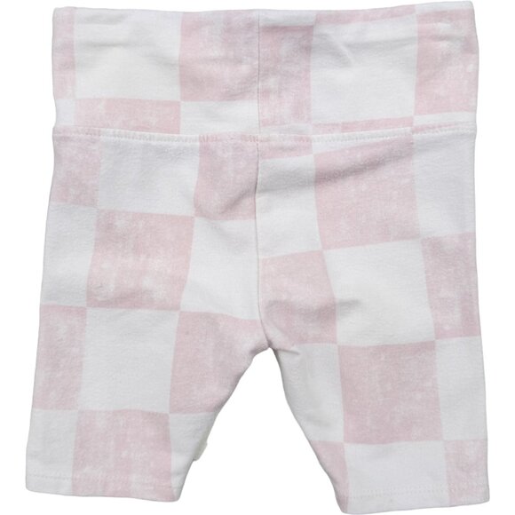 Grayson Mini Pink Check Bike Shorts Baby Girl 2T - Picture 2 of 3
